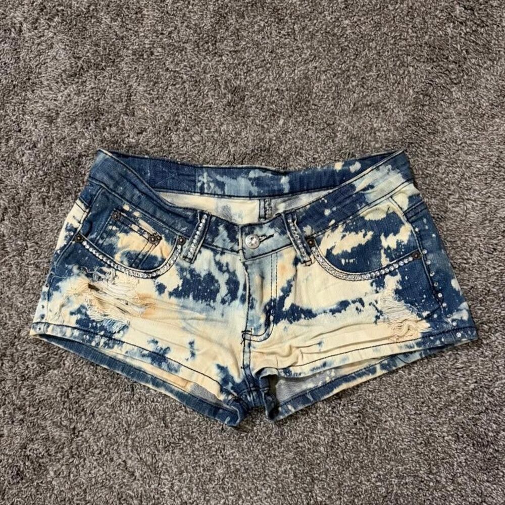 American-vintage Women's Blue and Navy Shorts